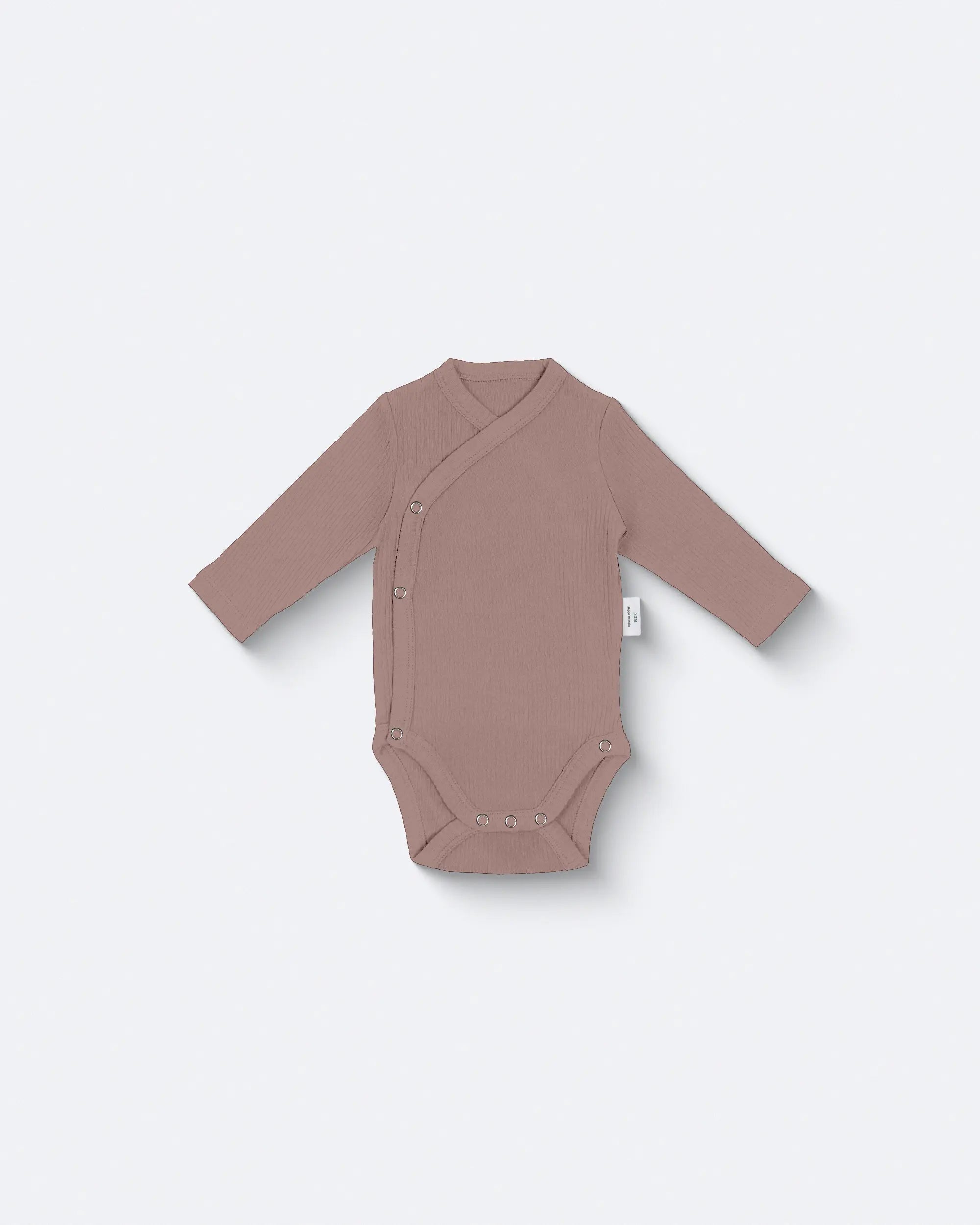 Long Sleeved Body Suit (0-6 Months) Light Taupe