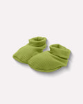 DROP NEEDLE WRAP Margarita Green Booties