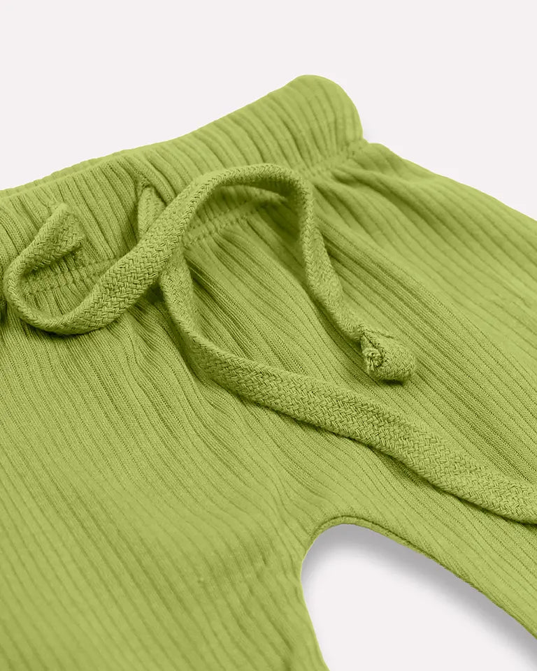 Drop Needle Wrap Jumper & Pant Set (0-6 Months) Margarita Green thumbnail 3