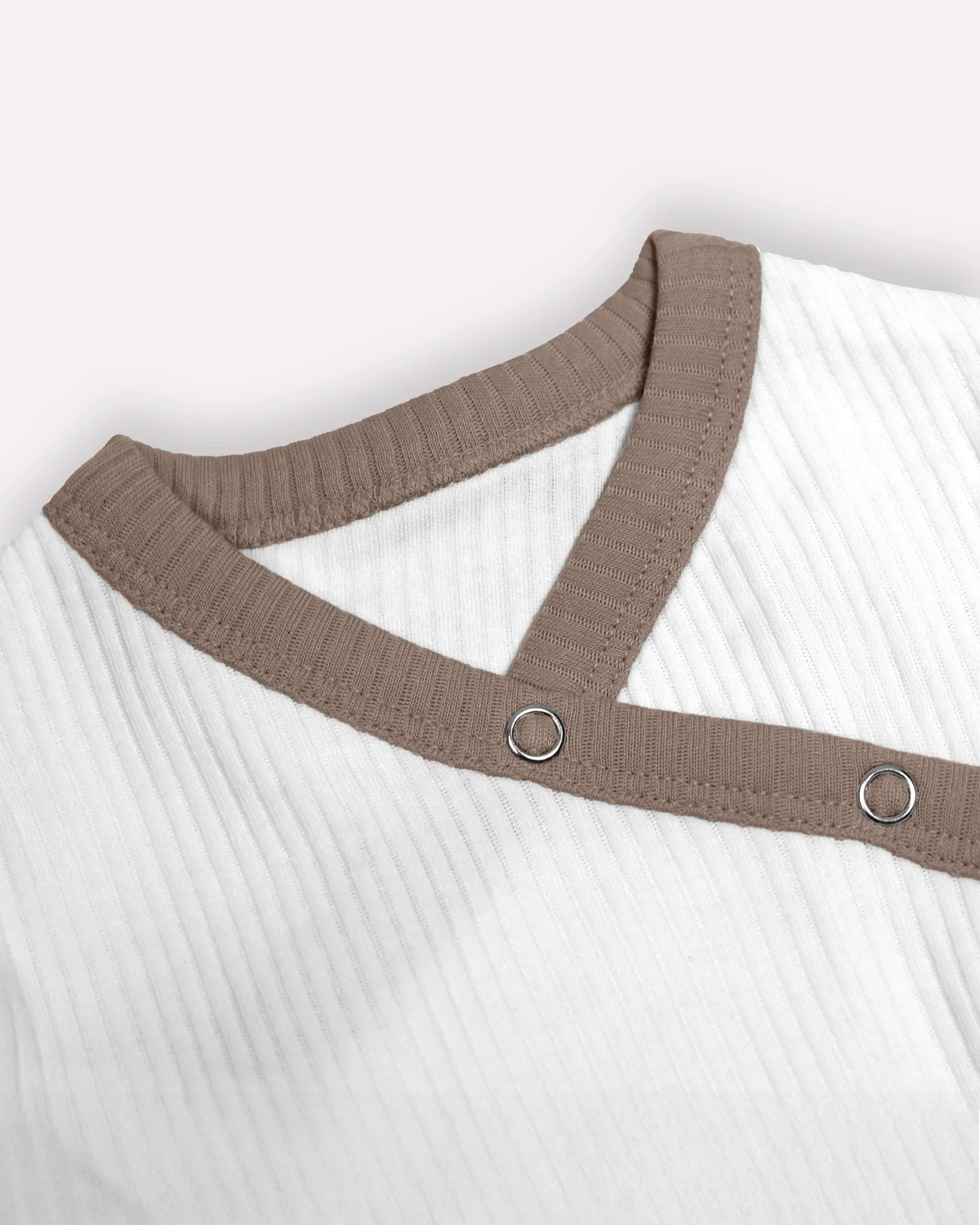 Drop Needle Wrap Jumper & Pant Set (0-6 Months) Teak Brown thumbnail 2