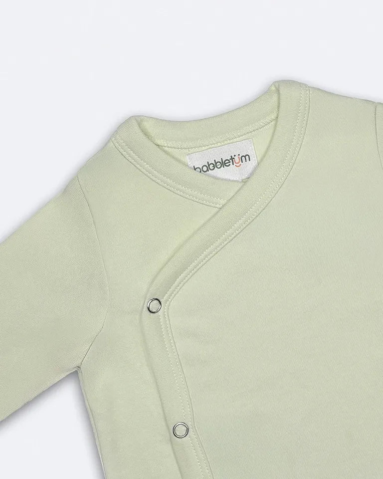 Foldover T-Shirt And Pant (0-6 Months) Celadon Tint thumbnail 2