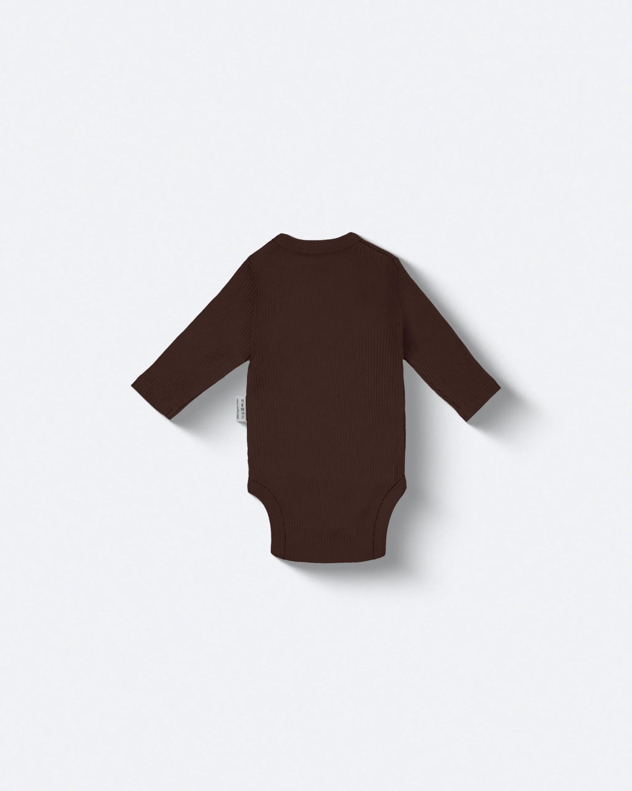 Long Sleeved Body Suit (0-6 Months) Downtown Brown image 3