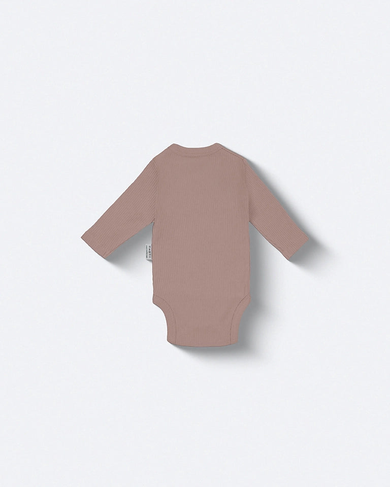 Long Sleeved Bodysuit Light Taupe