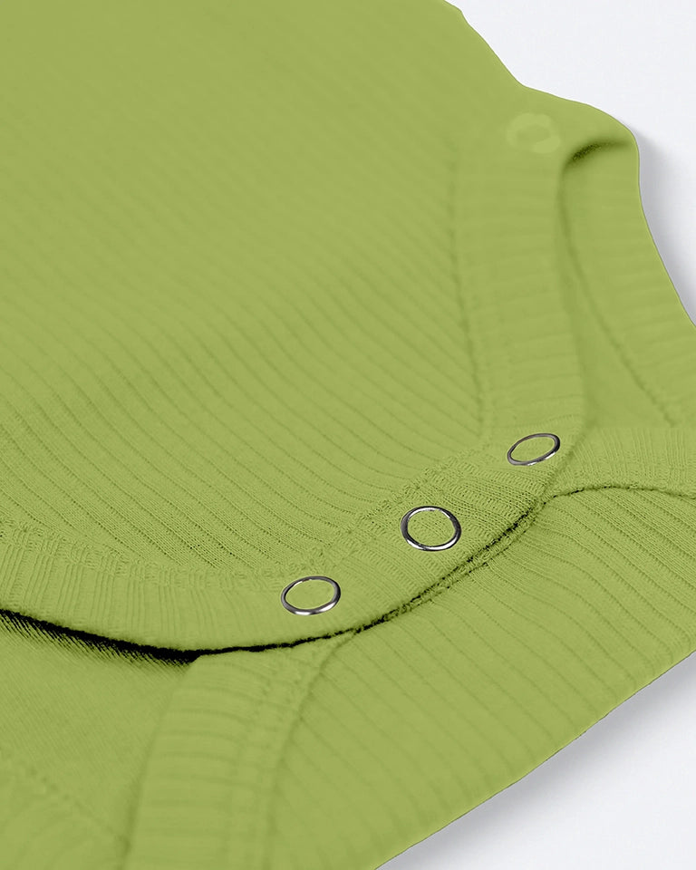 Long Sleeved Body Suit (0-6 Months) Margarita Green image 3