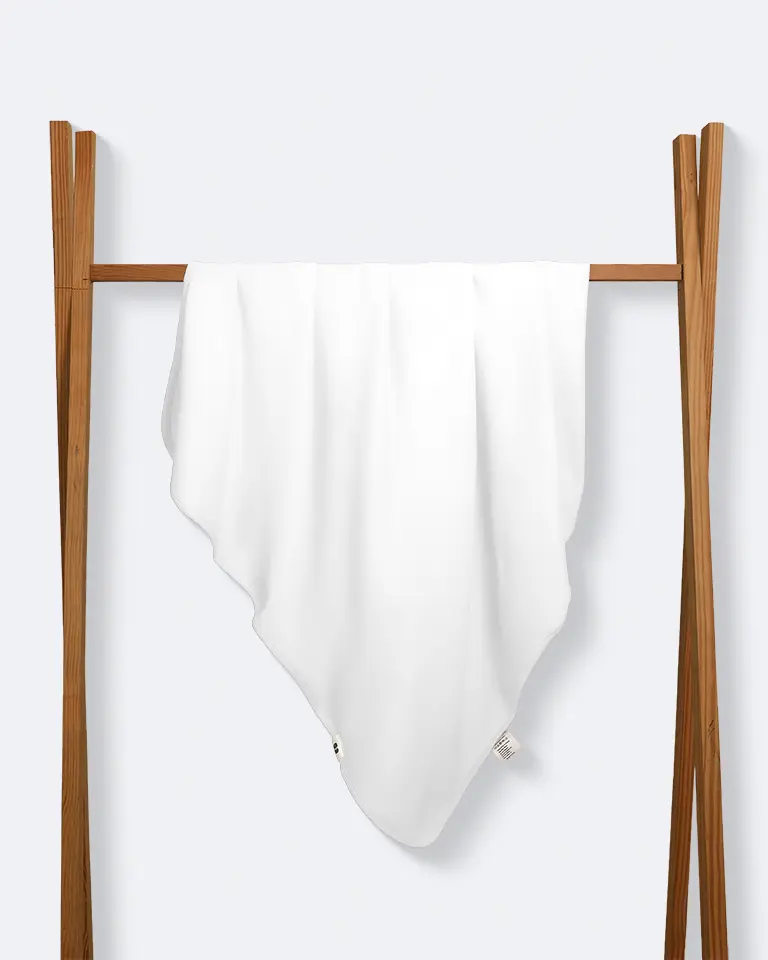 Hooded Swaddle (0-6 Months) Cloud Dancer image 1