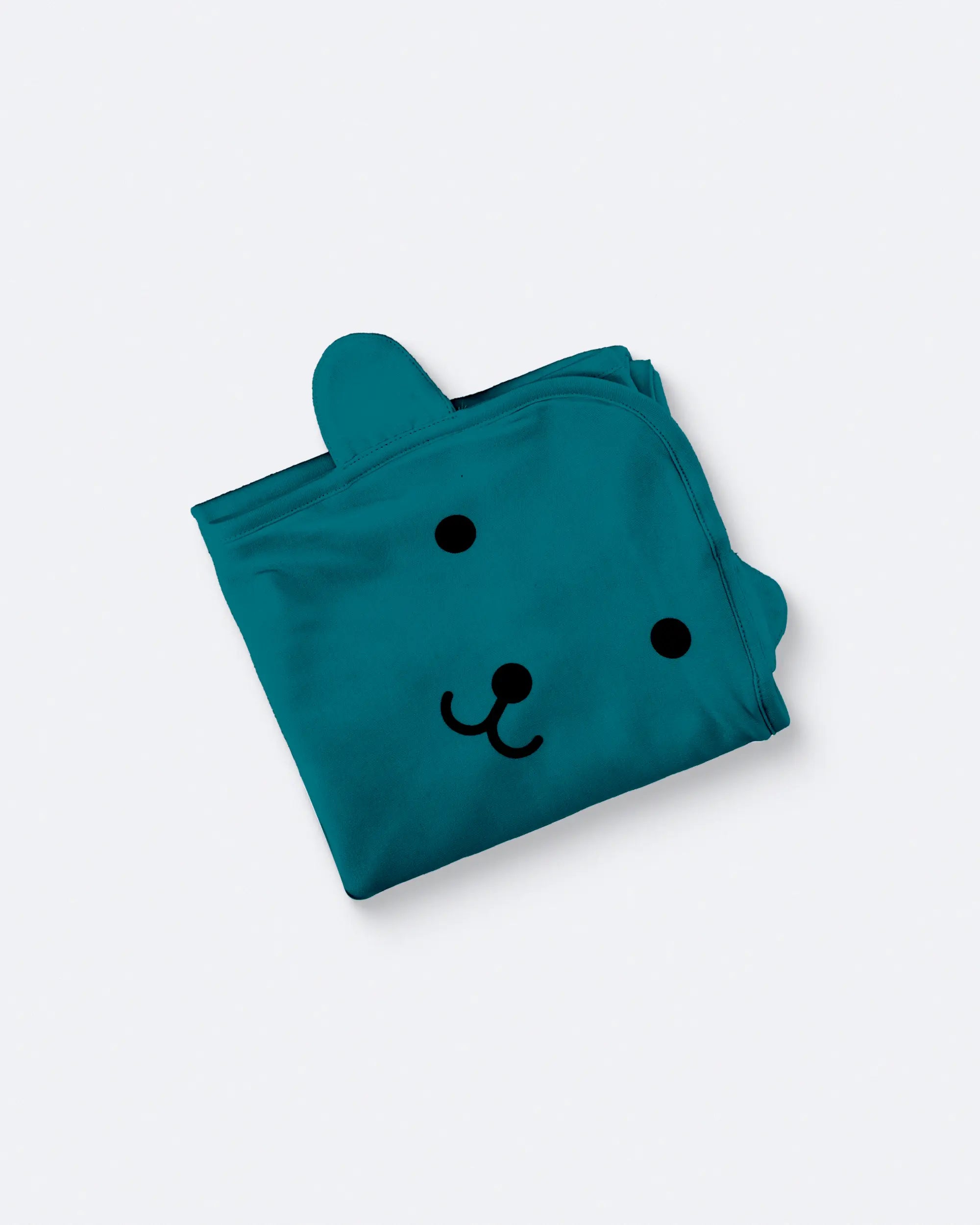 Hooded Swaddle (0-6 Months) Storm Green image 2