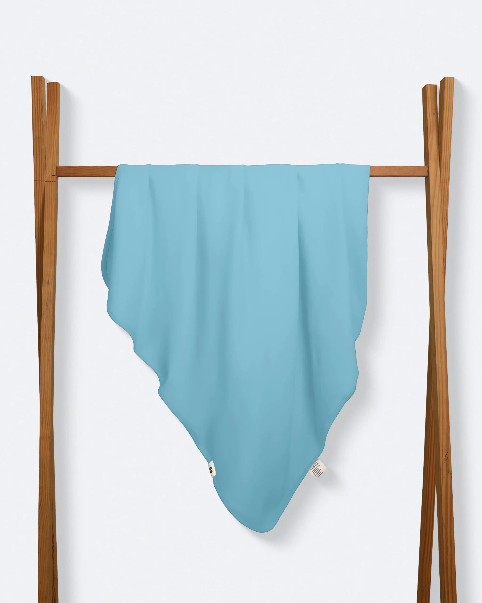 Hooded Swaddle (0-6 Months) Aqua Marine